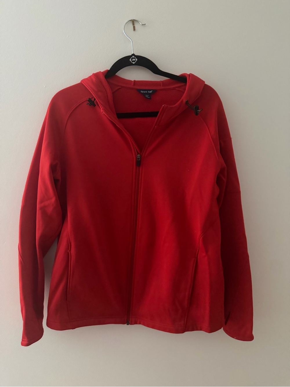 Sport-Tek Red Full-Zip Hooded Jacket